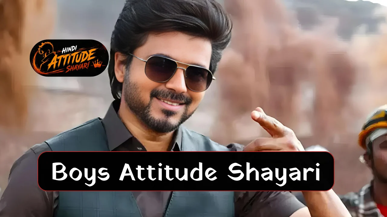 Attitude Shayari for Boys