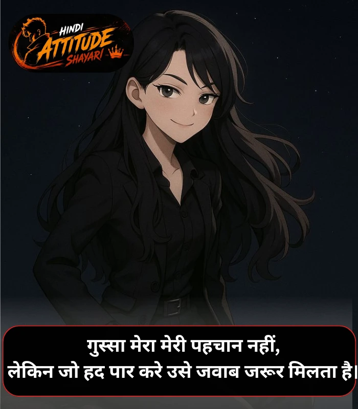 Gussa Female Attitude Shayari